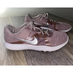 Nike Flex Trainer 8 PRM 924340-200 Pink Running Womens US Size 10 Sneaker Shoes